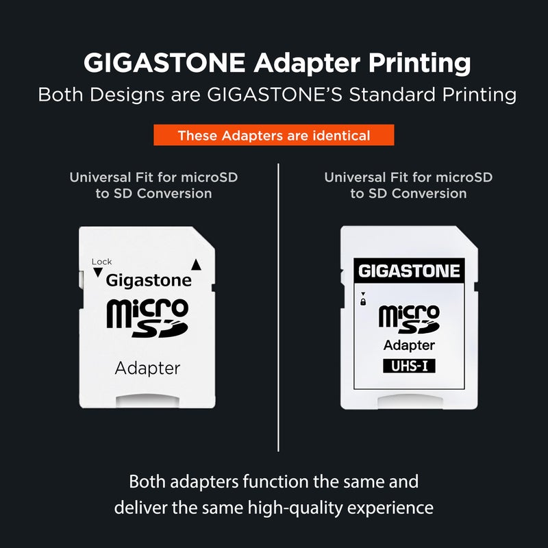 GIGASTONE 32GB Micro SD Card 5-Pack, MicroSDHC Memory Cards for Security Cameras, Wyze Cam, Roku, Full HD Video Recording, UHS-I U1 A1 Class 10, up to 90MB/s, with Adapter - Image 3